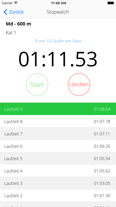 Screenshot #1 pour Stopwatch SporttagWeb