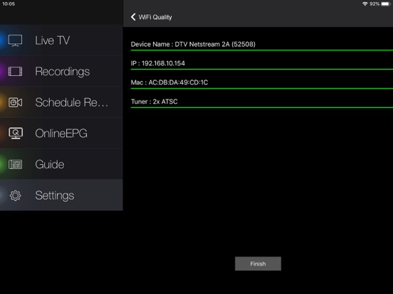Screenshot #4 pour DTV Netstream
