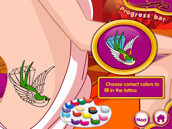 Tattoo passie - tattoo spellen iPad app afbeelding 6
