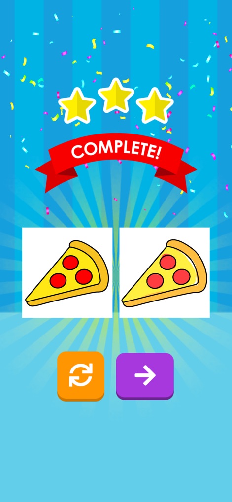 Mix & Paint - L'application récompense l'effort avec des récompenses étoilées et une comparaison des résultats pour montrer aux enfants leur progression artistique.