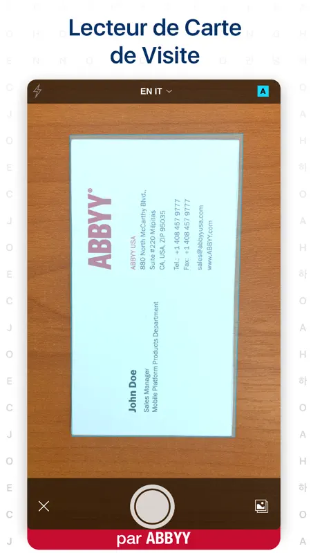 Carte de visite screenshot 1 of 5