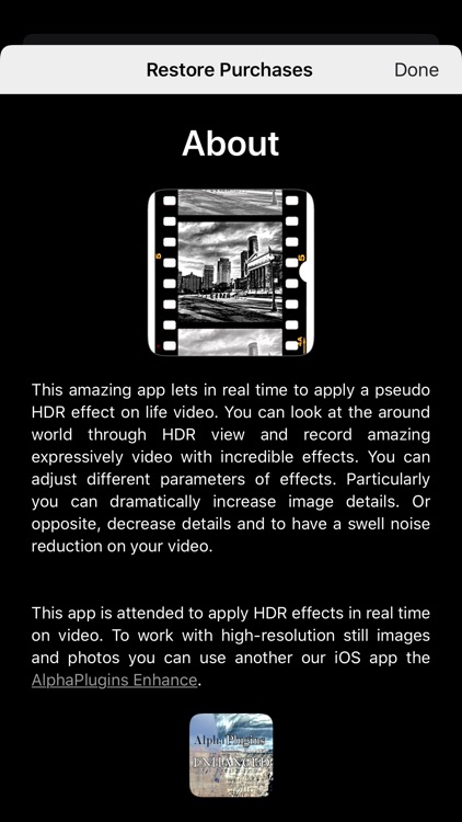 Alpha HDR Video screenshot-6