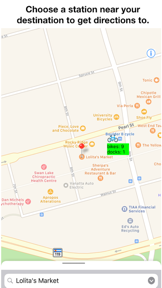 Bike Stations Boulder screenshot