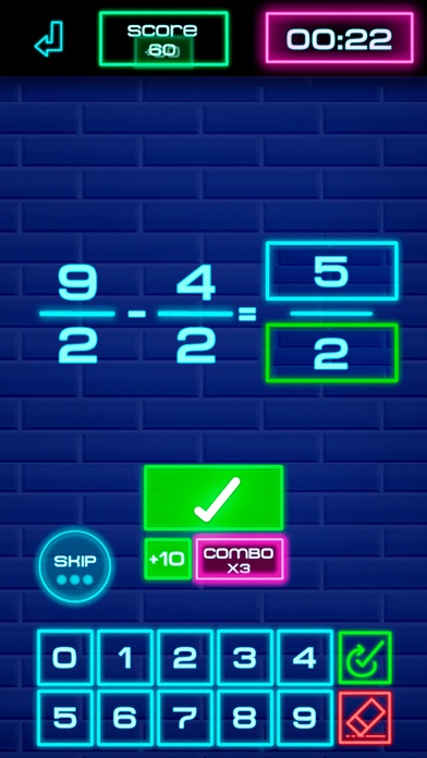 Fraction Challenge Screenshot