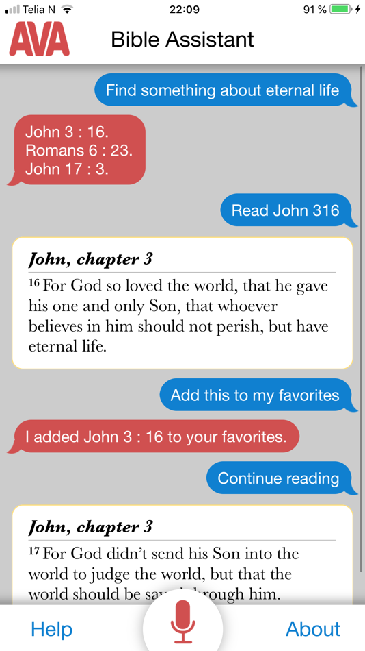 #1. AVA Bible Assistant (iOS) 由: plaza.no
