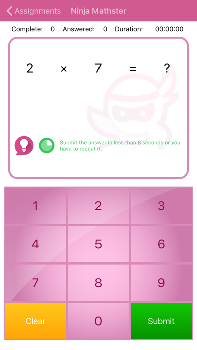Ninja Mathster screenshot 2