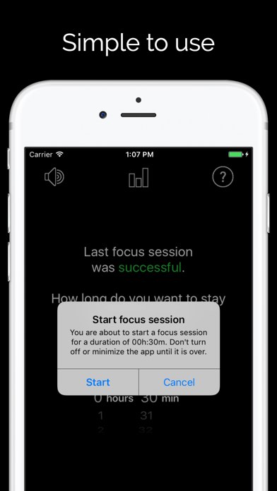 Change Your Life - Focus App Screenshot