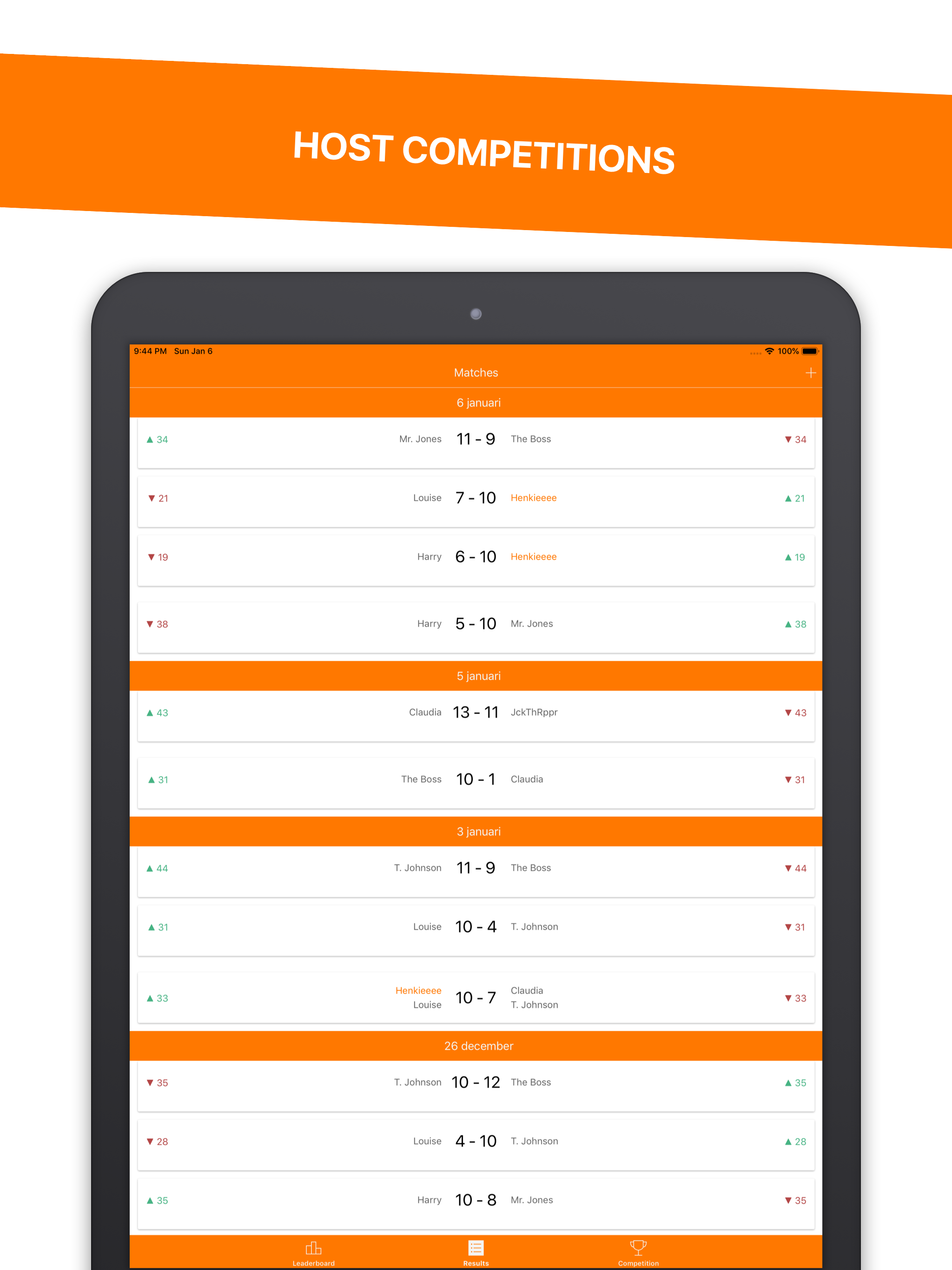 KeepScore - Competitions screenshot 9
