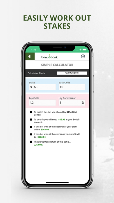 Screenshot #2 pour Bonusbank - Matched Betting