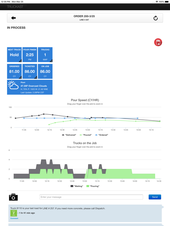 TRUCKAST iPad screenshot 1 - Business app