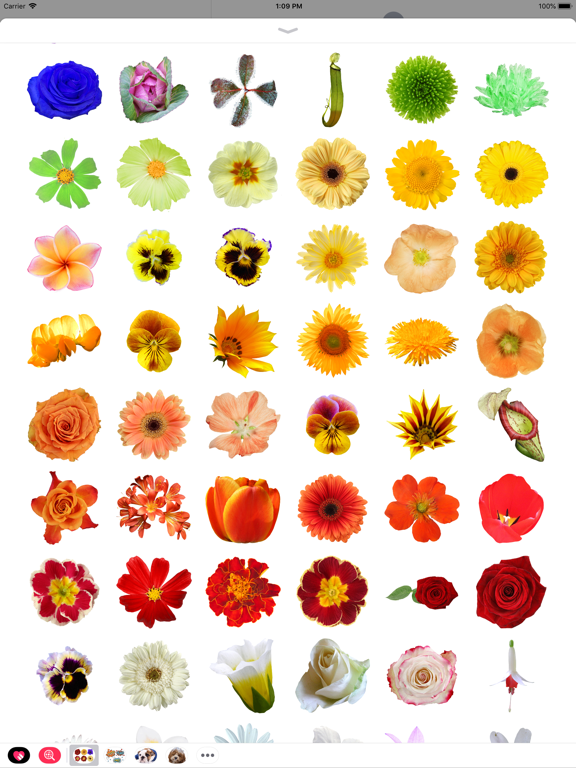 Screenshot #4 pour 100+ Flower Stickers