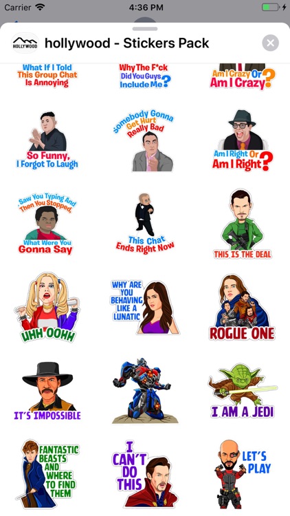 Hollywood - Stickers Pack