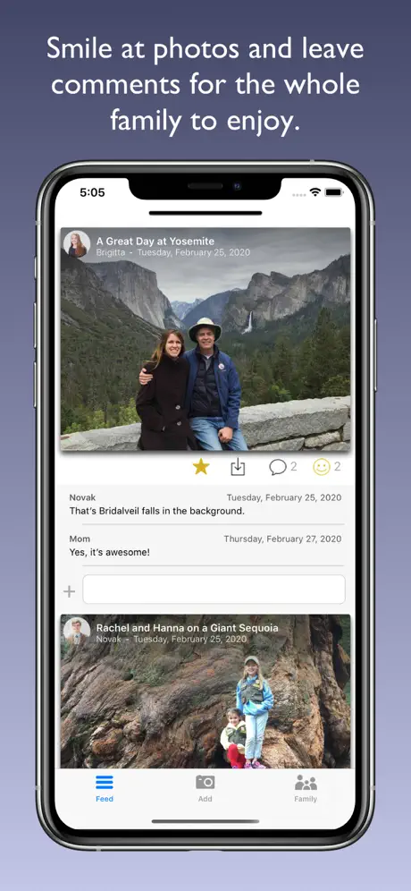 Family Fotos - keep in touch