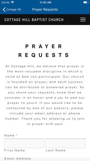 Cottage Hill Baptist Church On The App Store
