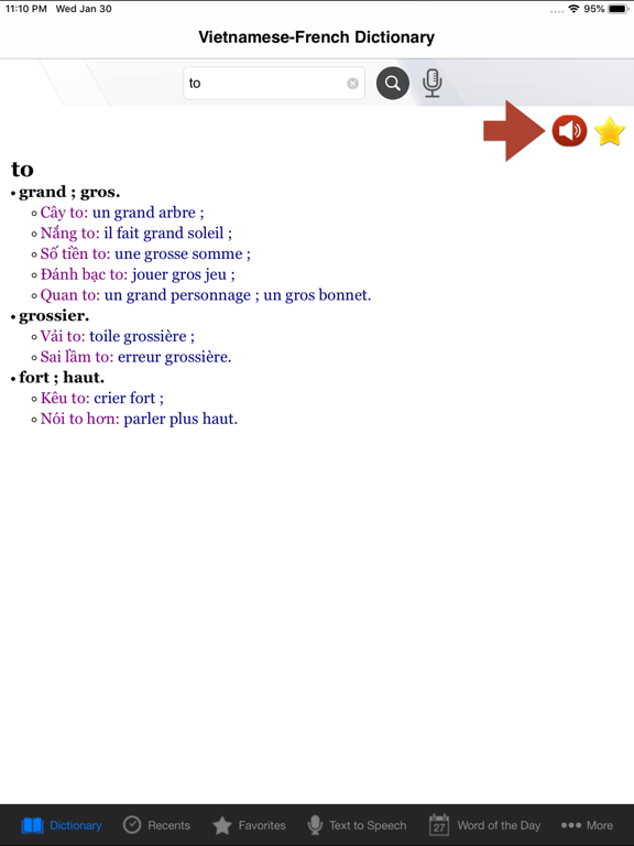 Screenshot #5 pour Vietnamese-French Dictionary