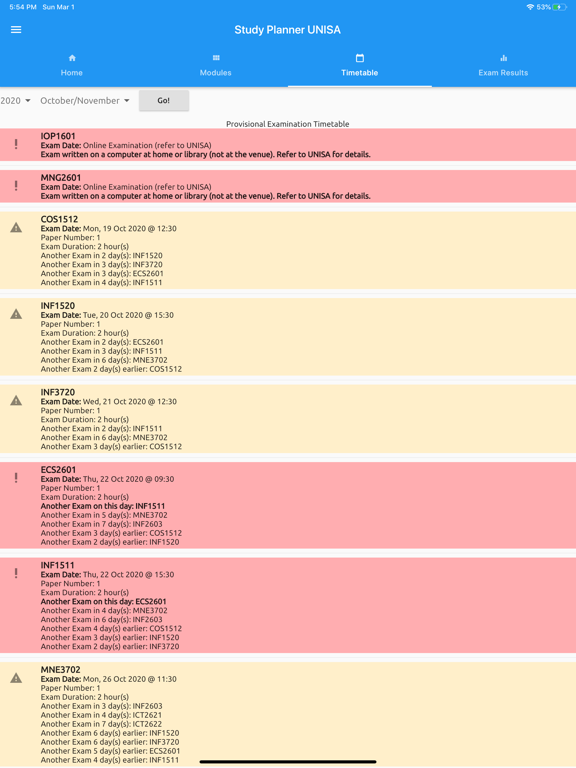 Screenshot #6 pour Study Planner UNISA