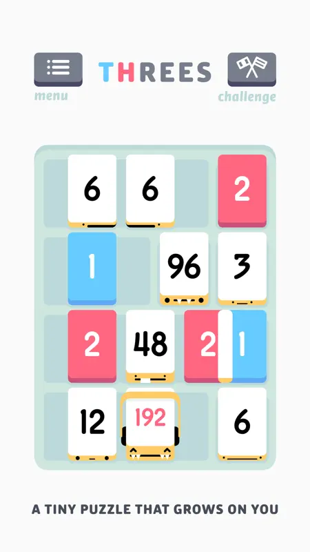 Threes! screenshot 1 of 5