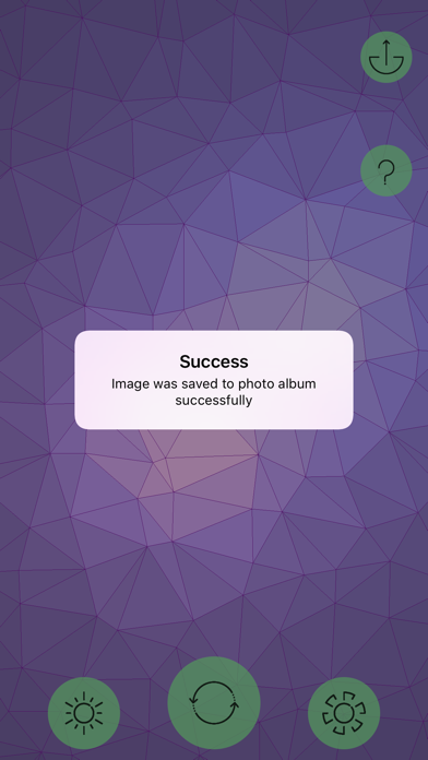 PolyWall -wallpapers generator iPhone screenshot 4 - Photo & Video app