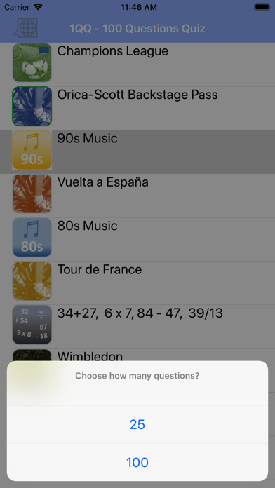 1QQ - 100 Questions Quiz Screenshot 2 - AppWisp.com 1QQ - 100 Questions Quiz Screenshot 2 - AppWisp.com