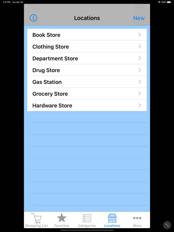 Shopping.List iPad screenshot 6 - Productivity app