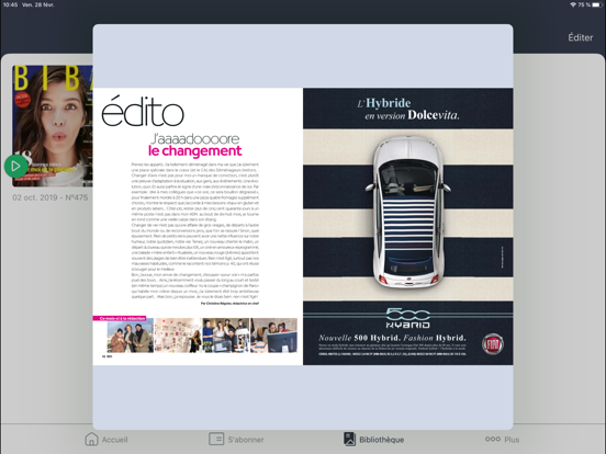 Biba Magazine iPad screenshot