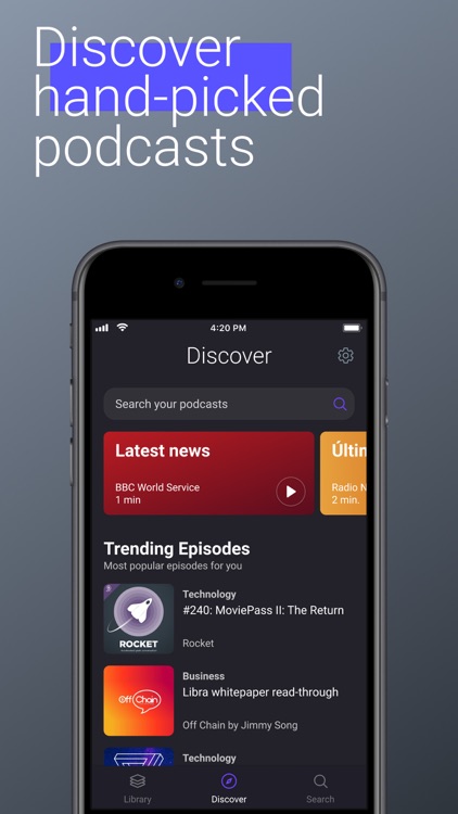 earliAudio - The Podcast App