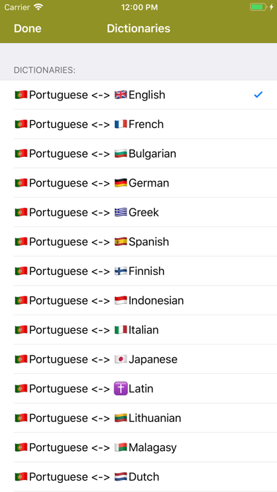 Quick Portuguese Dictionaryのおすすめ画像2