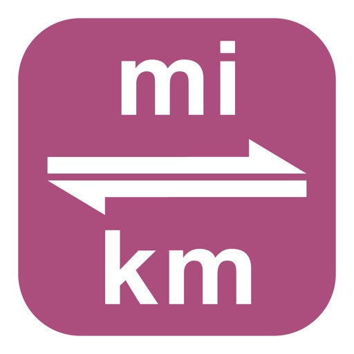 Miles to Kilometers | mi to km iOS App