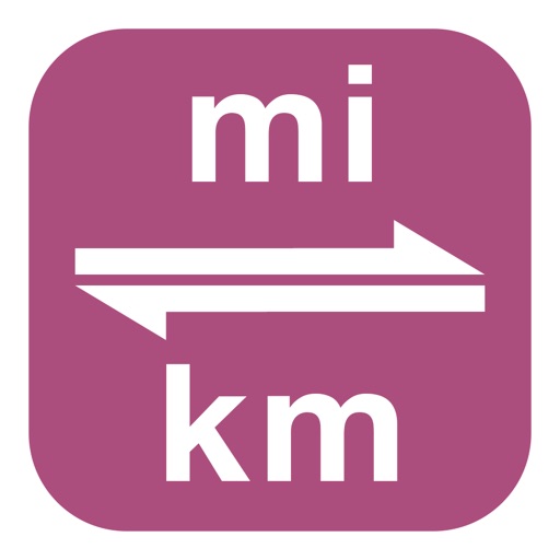 Miles to Kilometers | mi to km Icon