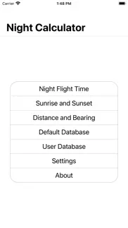 flight night time iphone screenshot 1