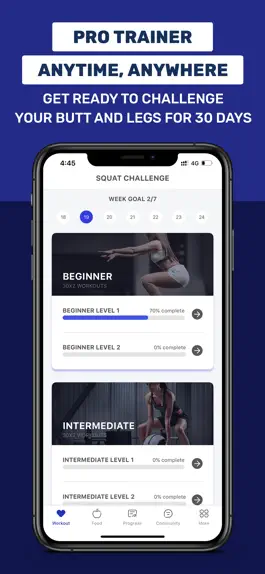 Game screenshot Leg workout for women: At home mod apk