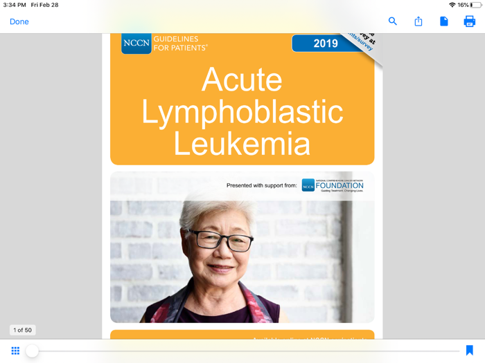 NCCN Patient Guides for Cancer