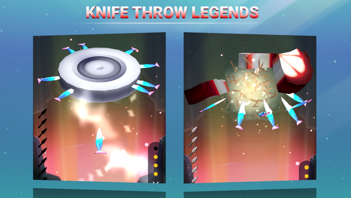Knife Throw 3D Legend