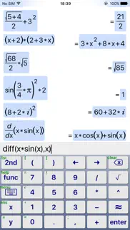 symcalc - symbolic calculator iphone screenshot 1