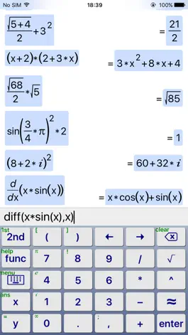 Game screenshot SymCalc - Symbolic Calculator mod apk