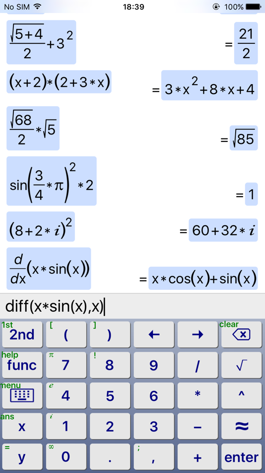 SymCalc - Symbolic Calculator - 2.0.21 - (iOS)