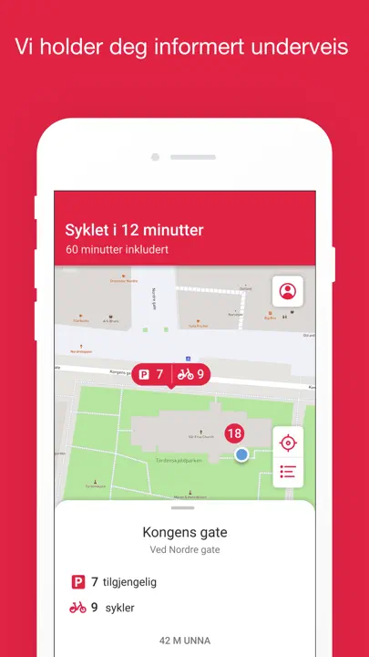 Trondheim Bysykkel For IPhone iPhone-skjermbilde 2