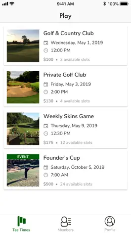Game screenshot NewClub Golf Society apk