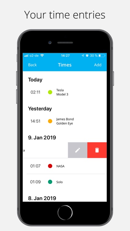 timeBuzzer - time tracking