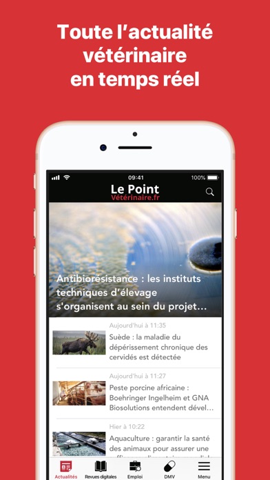 Screenshot #1 pour Le Point Vétérinaire.fr
