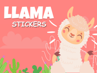 Llama Stickers Emojis