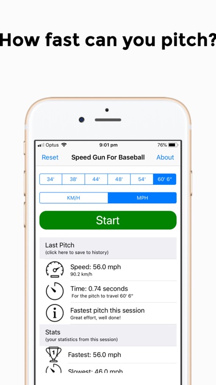 Speed Gun for Baseball Pro