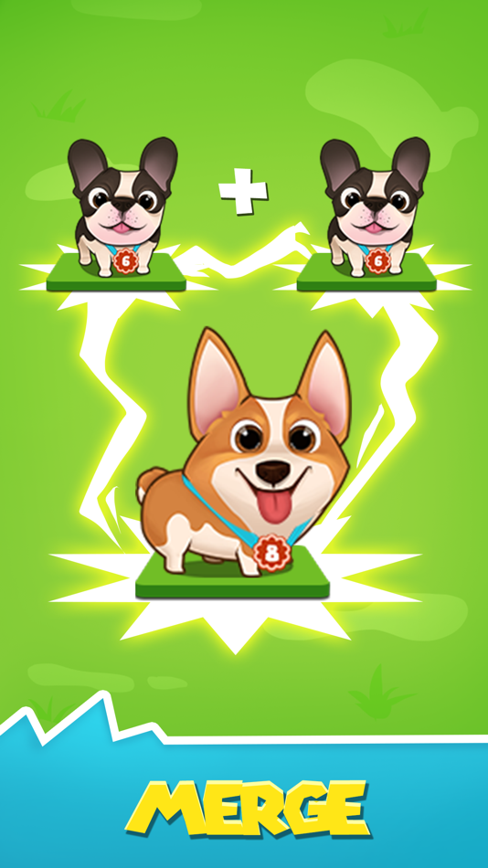#1. Merge Dogs - Idle Clicker (iOS) 由: Nguyen Phuoc