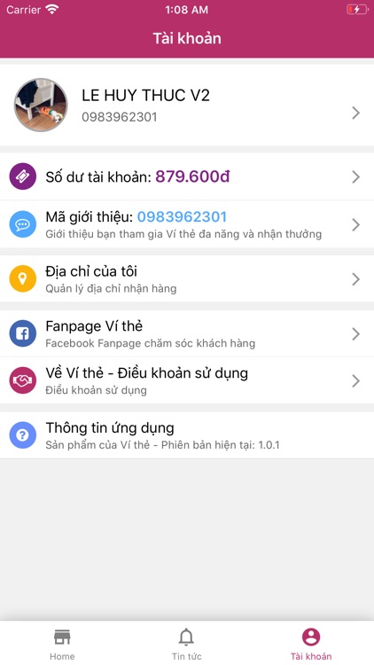 Ví thẻ - Thẻ điện thoại giá rẻ