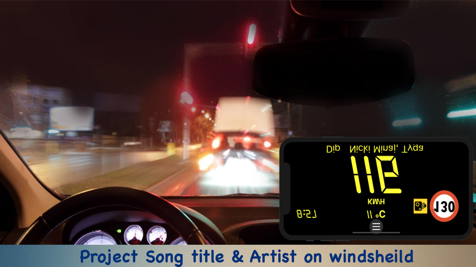 #4. HeadUp Display car (iOS) 来自: Nikaan Nikzad