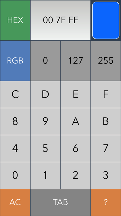 Developer Calc Hex Dec Oct Bin Screenshot