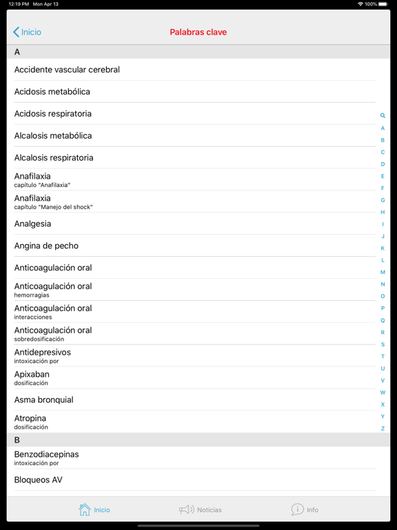 Estrategias en Urgencias iPad screenshot 4 - Medical app