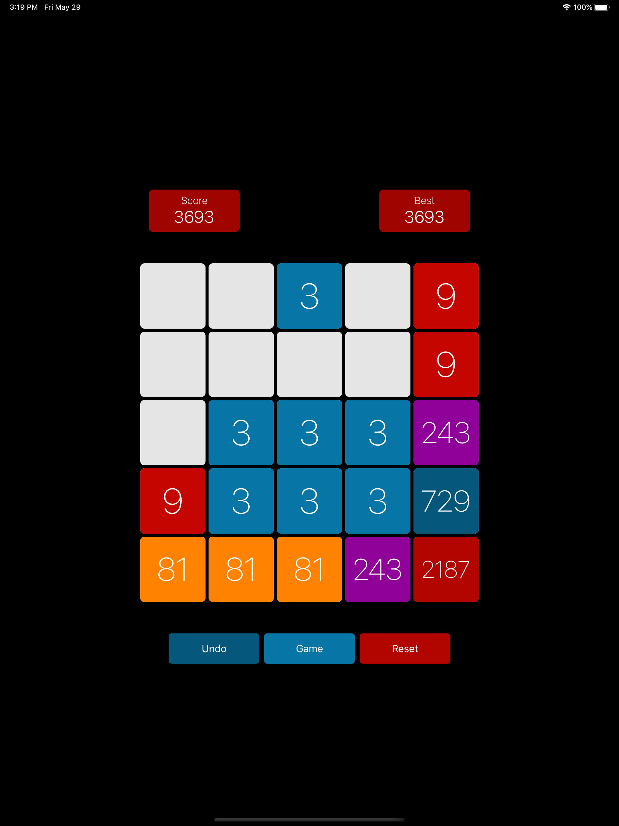 2187 Puzzle Game