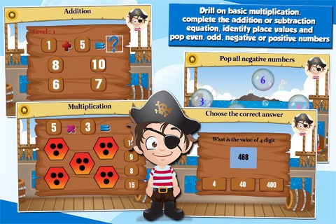 Pirate Kids 2nd Grade School screenshot 2