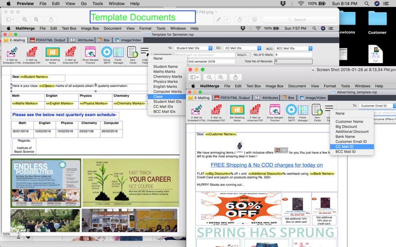Mail Merge скриншот программы 1